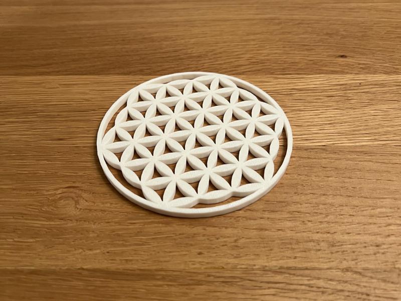 Flower of Life Coaster – Open Edge