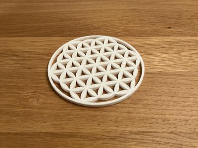 Flower of Life Coaster – Open Edge