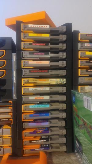 NES Stackable Game Storage