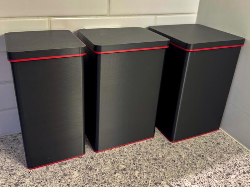 Storage Bins for Pasta, Rice, etc