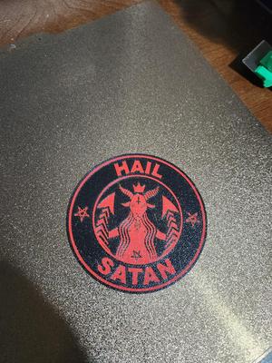 Hail Satan Coaster