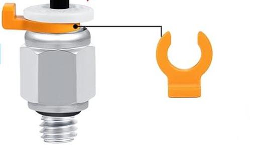 Ptfe lock (collet clips)