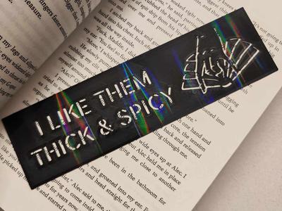 Thick & Spicy bookmark