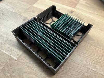 Stackable SO-DIMM/DIMM RAM Tray