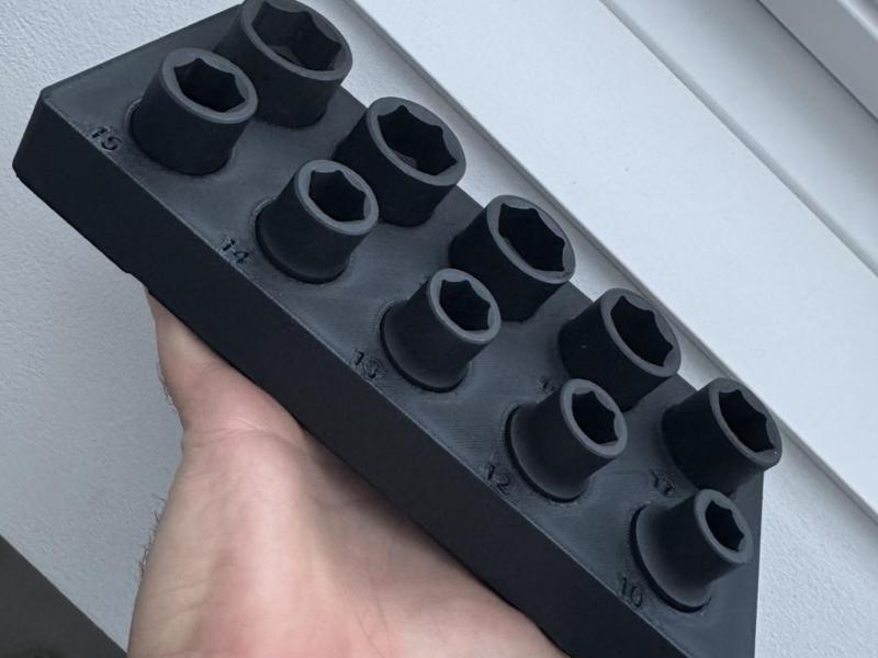Gridfinity Socket Wrench Organizer BGS 5202