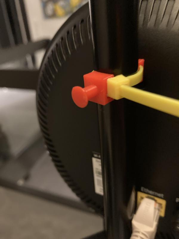 Screw Mount to Zip-tie Adapter