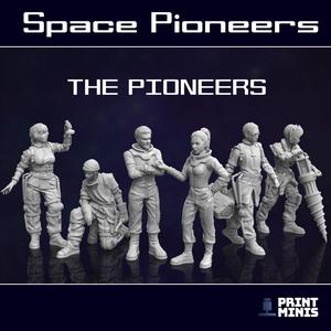 Space Pioneer Team - 6x Characters - Space Pioneers Collection