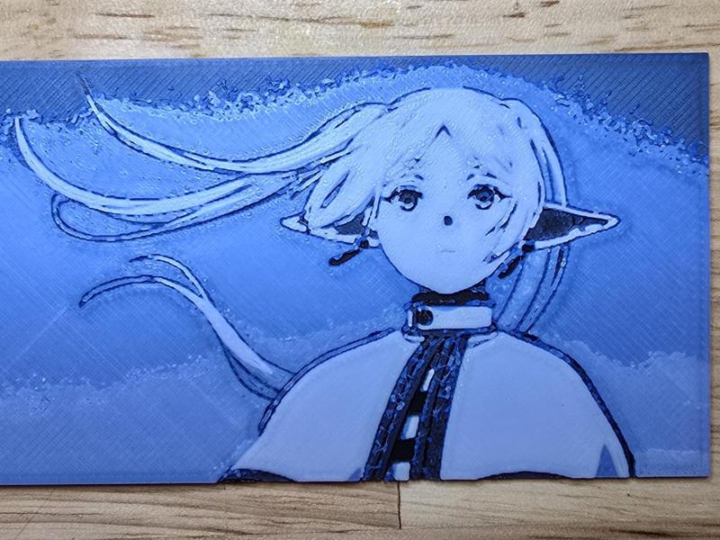Frieren Blue Bookmark