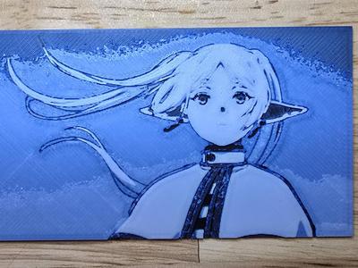 Frieren Blue Bookmark