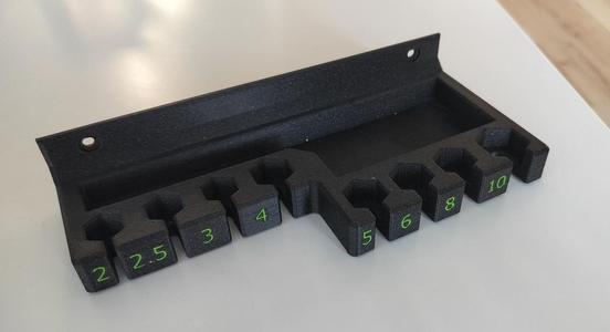 Parkside Hex Wrenches Toolholder