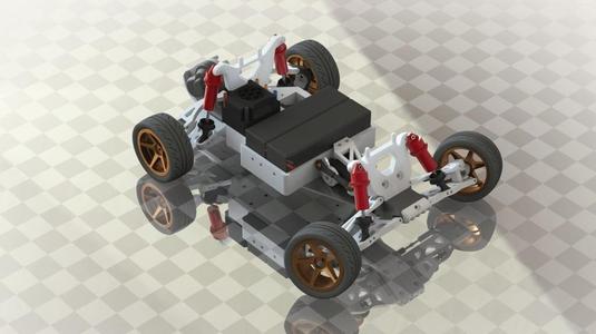 3D Printed RC Car - 6S Buggy or Stadium Truck 2WD
