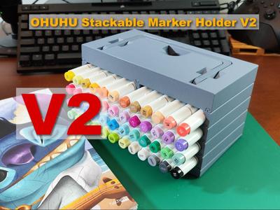 OHUHU Stackable Marker Pen Holder V2 - Full Size