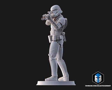 Death Trooper Figurine - Pose 4 - 3D Print Files