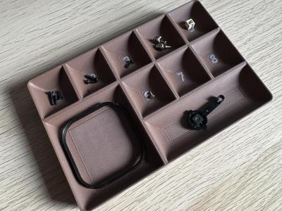 Gridfinity disassembly organizer / Screw order mat