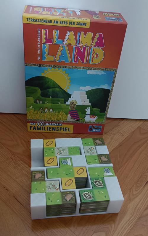 Lamaland boardgame insert