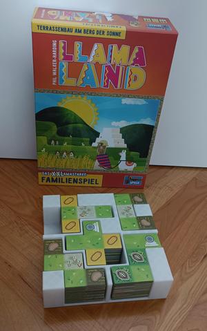 Lamaland boardgame insert