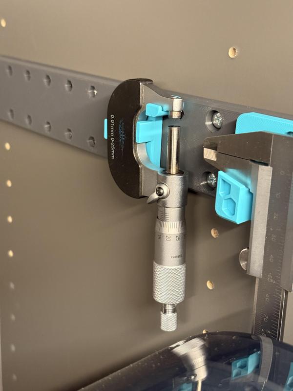 Micrometer Holder for Ikea Pax Gridline (Orion Micrometer)