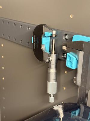 Micrometer Holder for Ikea Pax Gridline (Orion Micrometer)