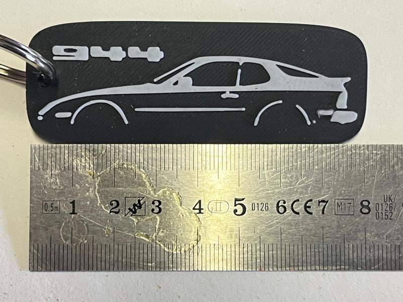 Porsche 944 key chain