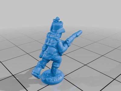 Kickstarter Free Sample Napoleonic Austrian Landwehr 1809 Charging 