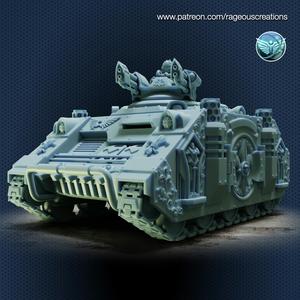 Battle Nun Flamer Tank (28mm compatible wargame proxy)