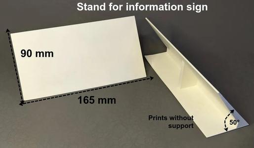 Information Sign holder