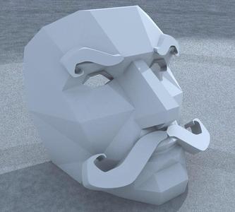 Moustache Mask addon