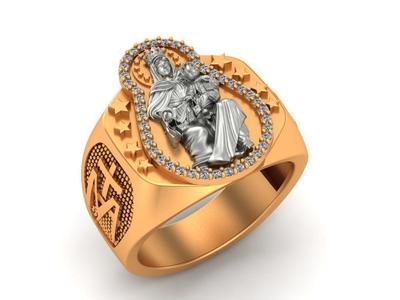 Anillo virgen del carmen-virgin ring
