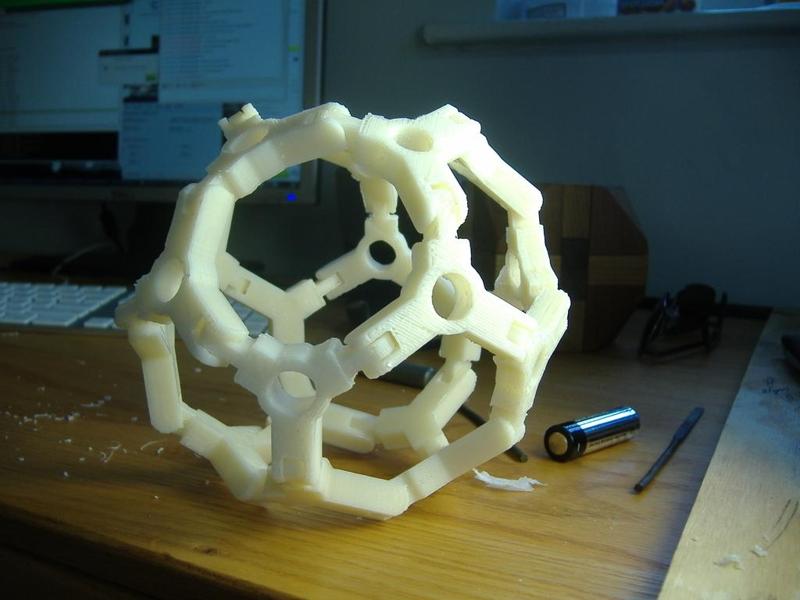Snap-together polyhedron verticies