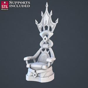 Royal Court Queen Throne
