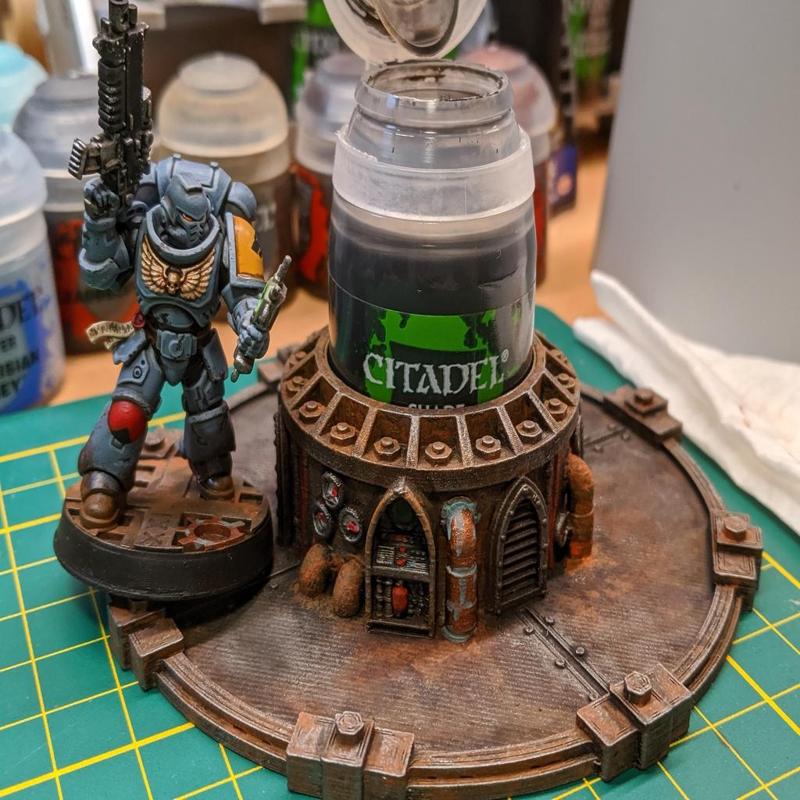 Themed Citadel Paint Holder – 40k Style