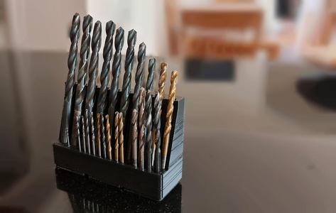 Gridfinity 3×1 vertical drill bit holderv2.stl