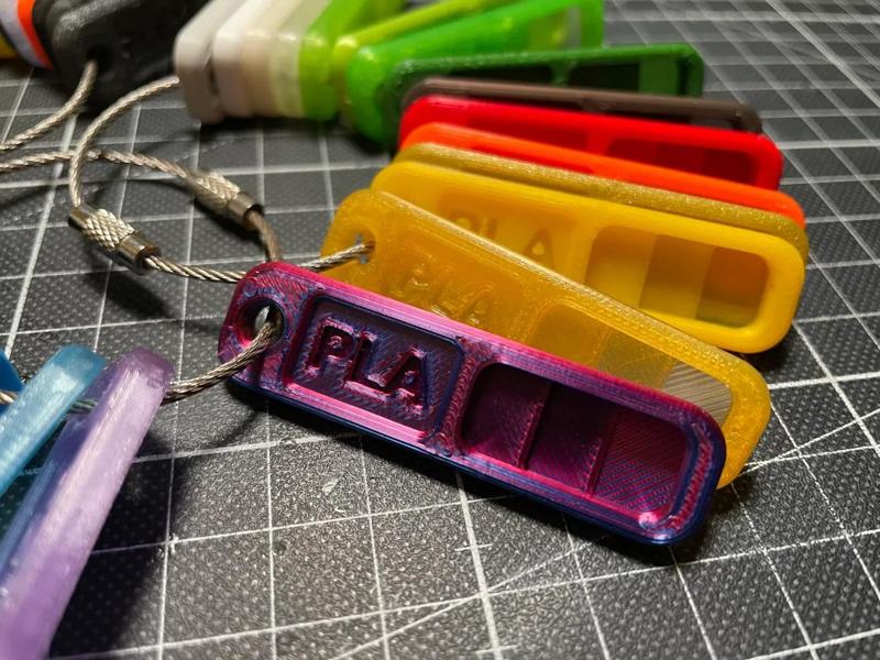 Minimal Filament Sample (PLA, ASA, PVB, PETG)